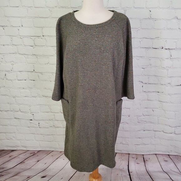 MANGO VIOLETA Gray Taupe Tweed Dress M - Picture 1 of 7